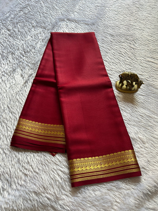 Swara : Solid Dark Maroon