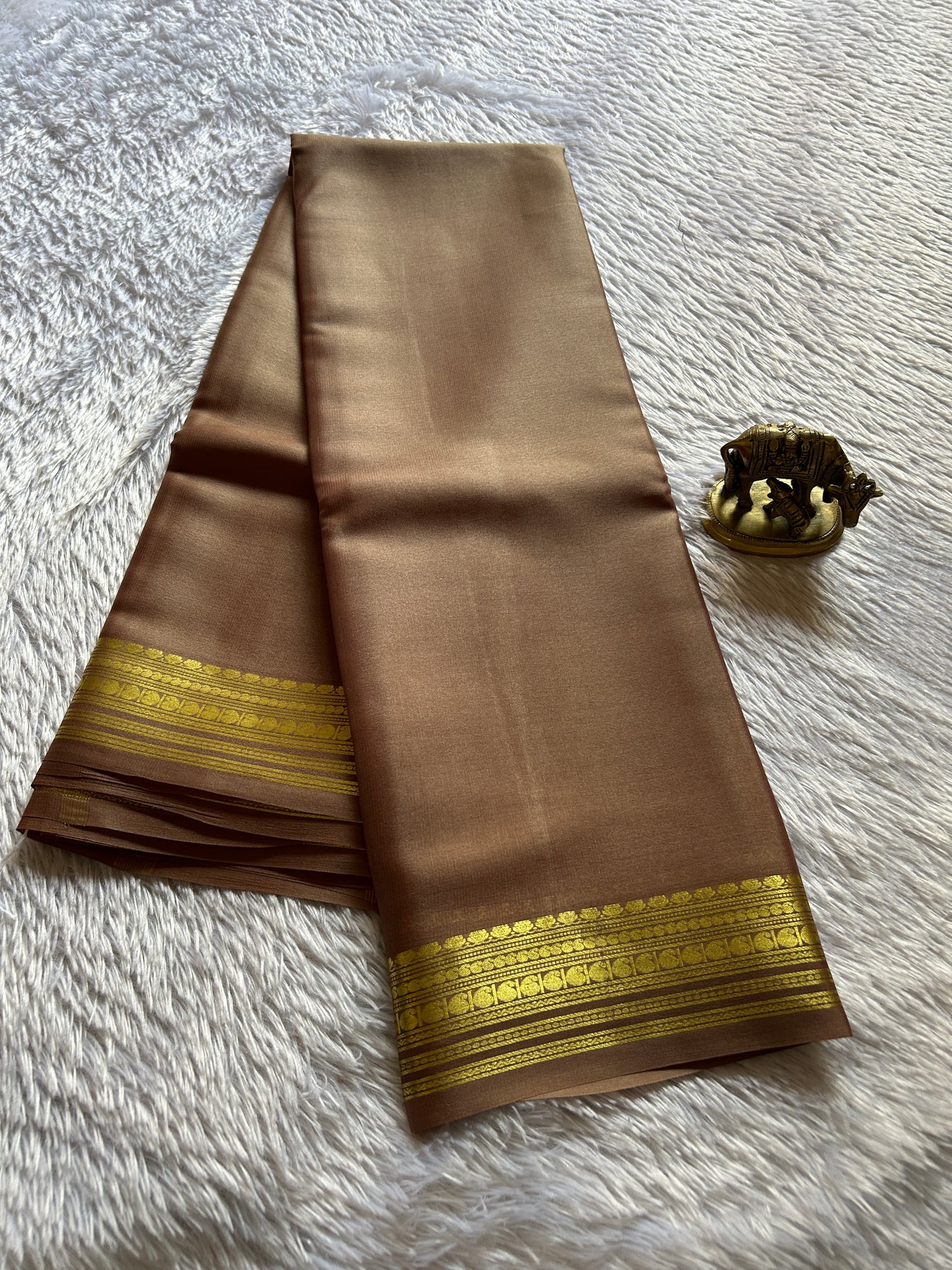 Swara : Solid Dark beige