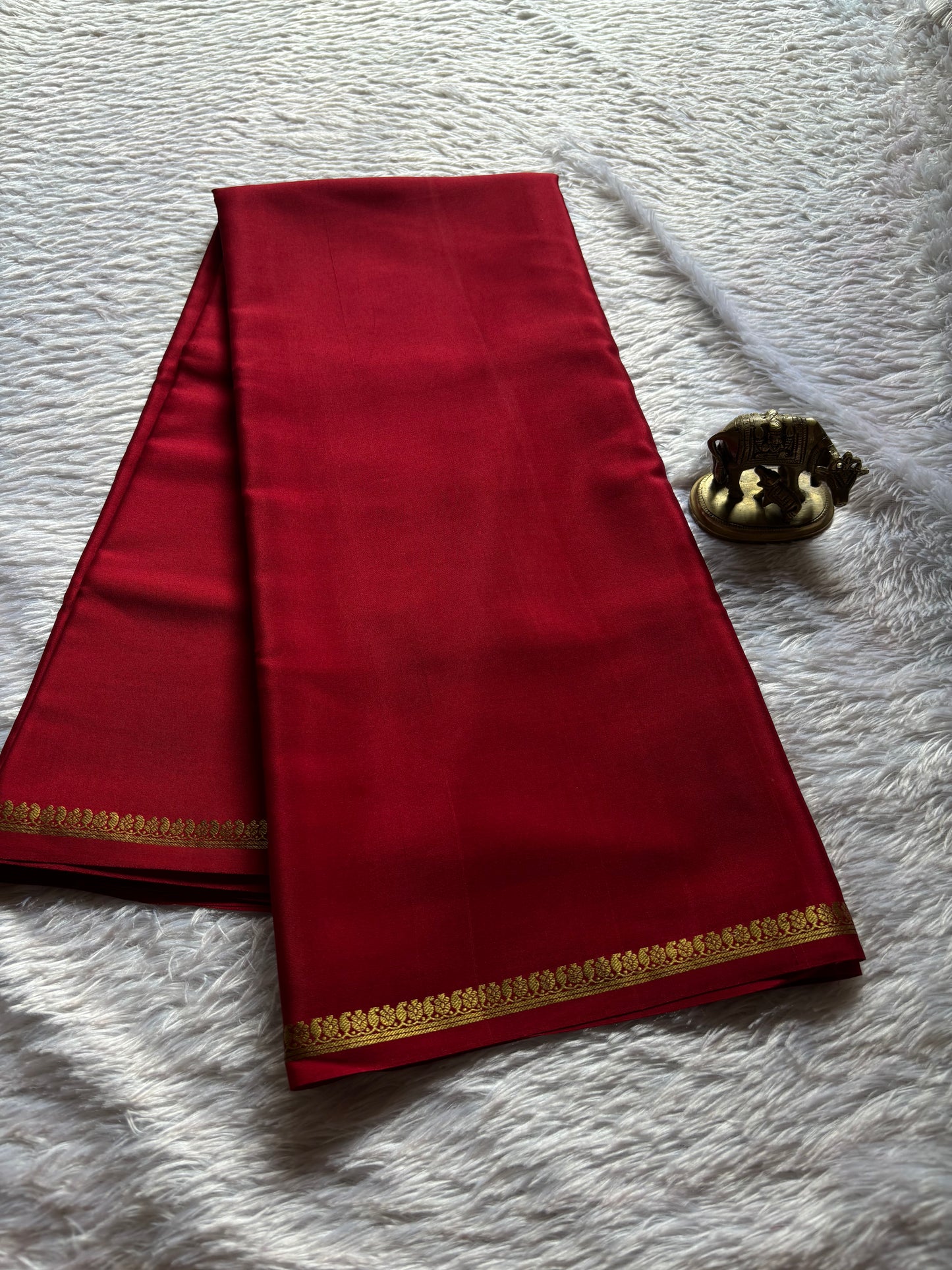 Nitya : Solid Dark red