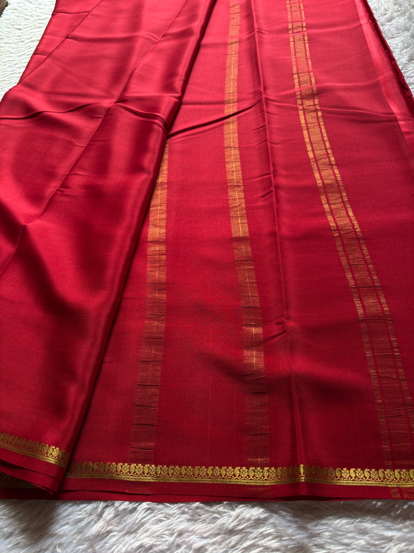 Nitya : Solid Dark red