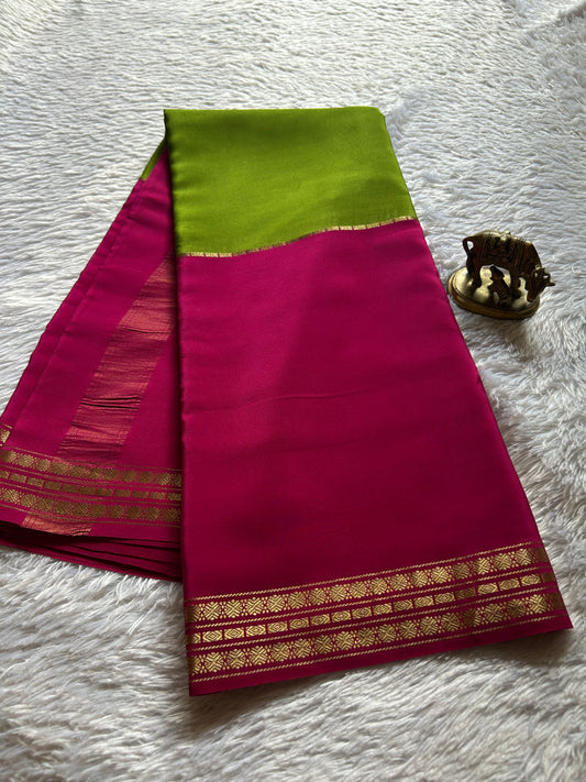 Suraksha (2D) : Mehendi green-rani pink
