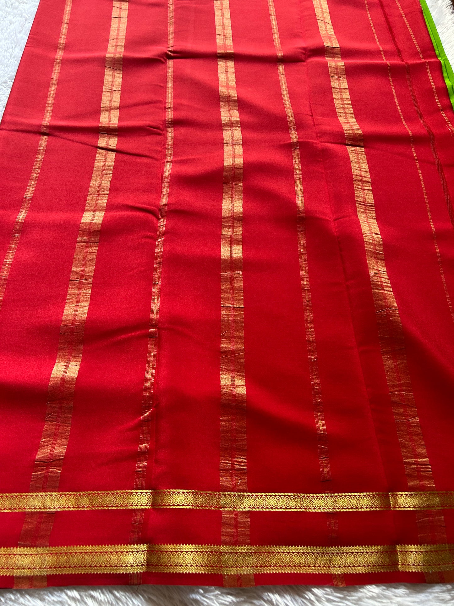 Rukmini (2D) : Parrot green-red