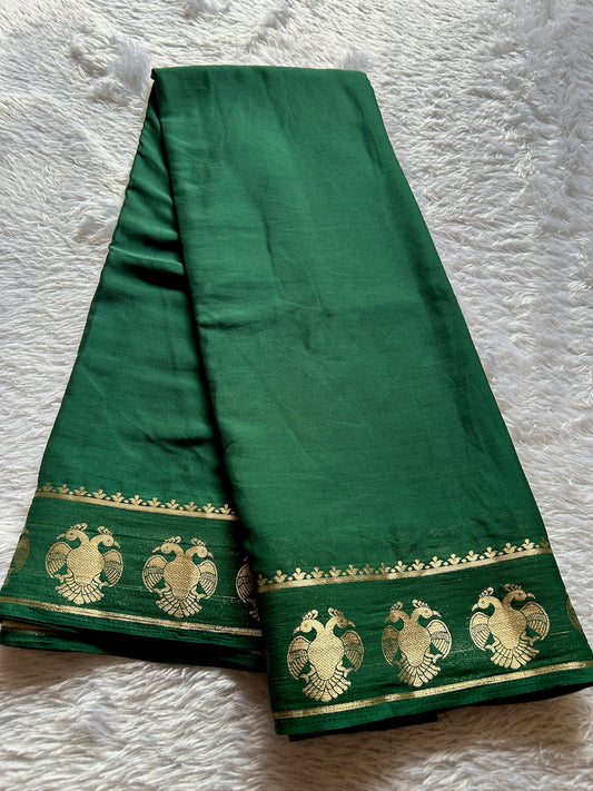 Semi Crepe : Bottle green