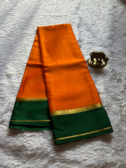 Mala (2D) : Dark orange-bottle green