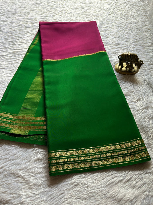 Suraksha (2D) : Dark pink-leaf green