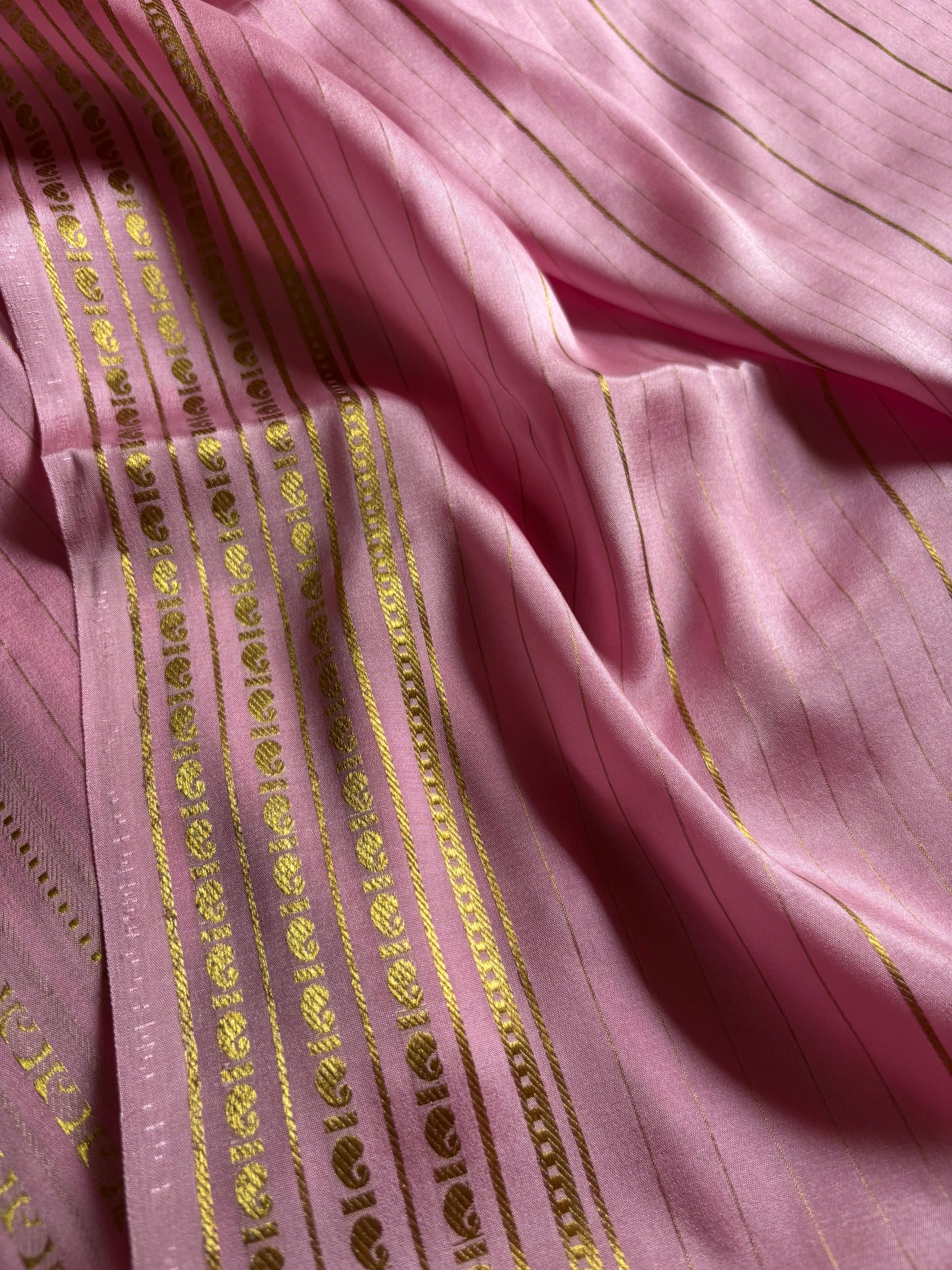 Meghana : Solid Pastel pink