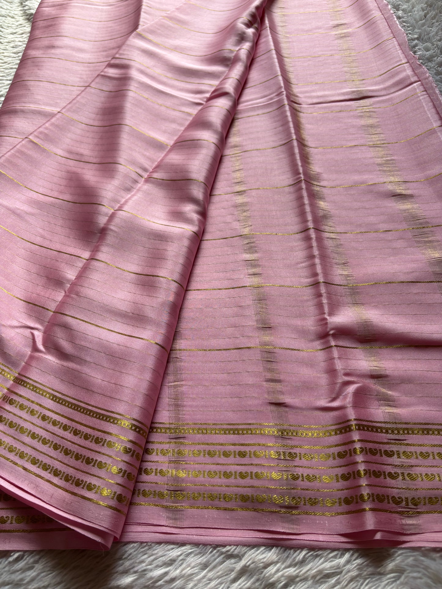 Meghana : Solid Pastel pink