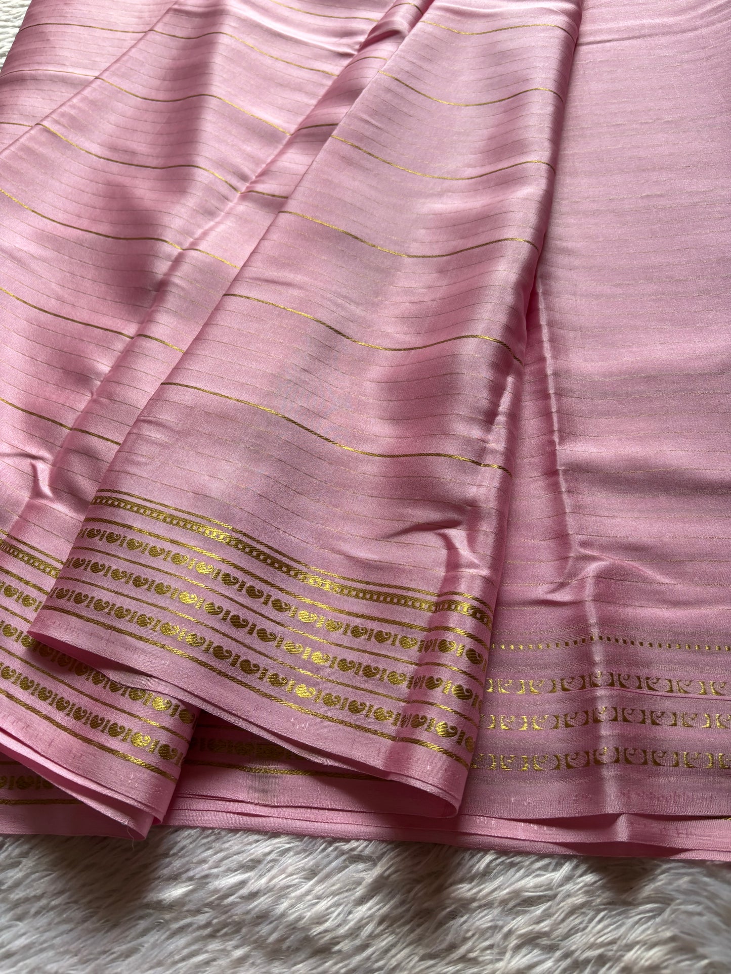 Meghana : Solid Pastel pink