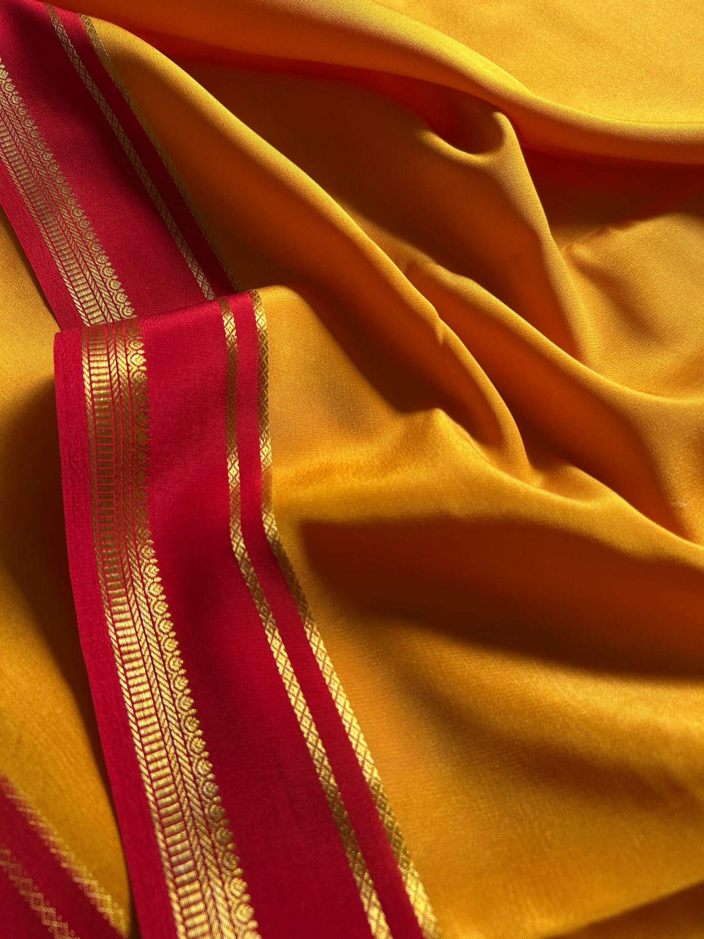 Sumathi (2D) : Golden yellow-red