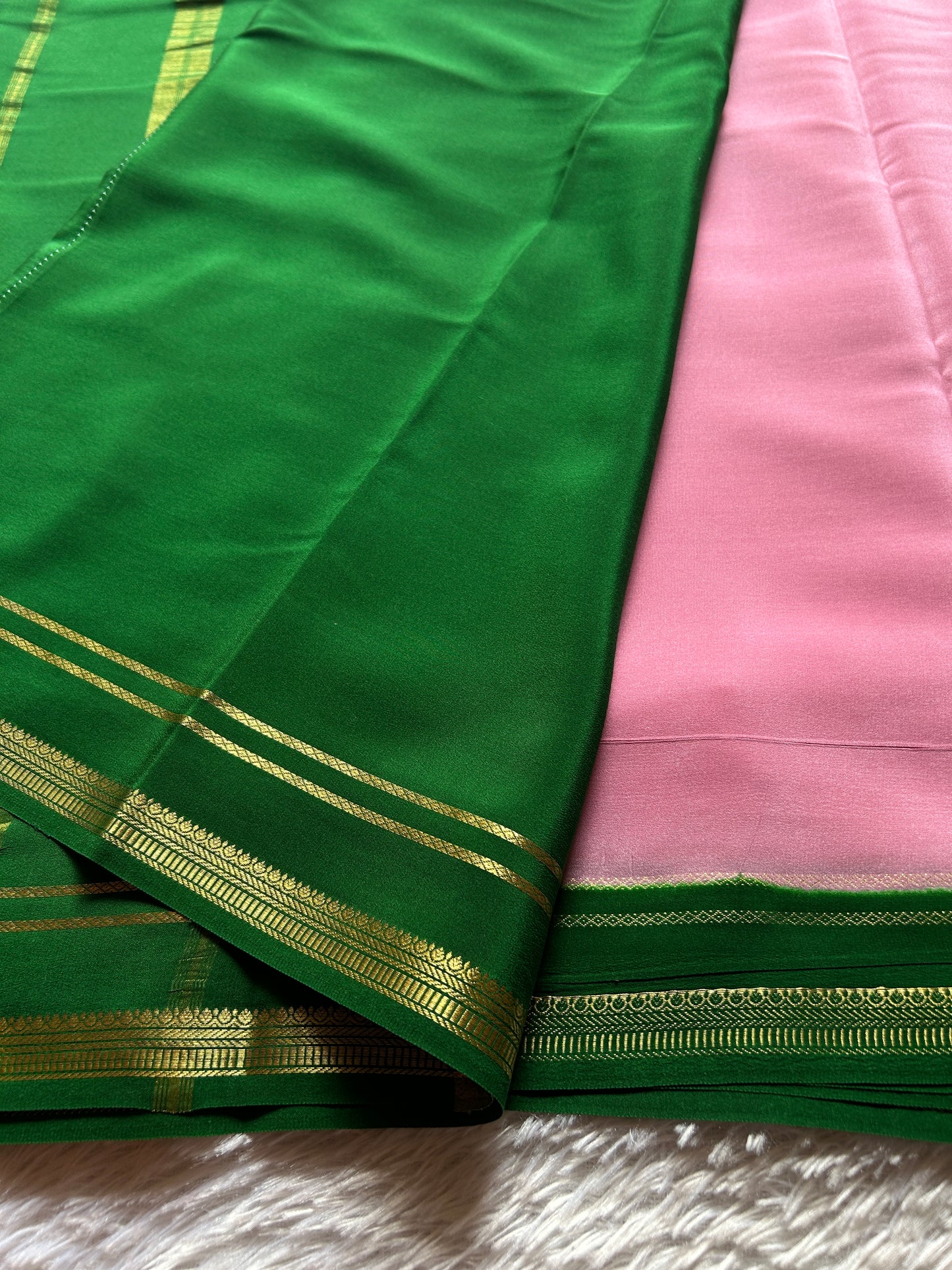 Sumathi (2D) : Light pink-leaf green