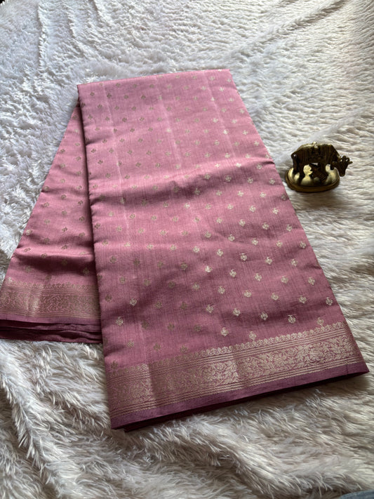 Banarasi Chiniya : Solid Baby pink