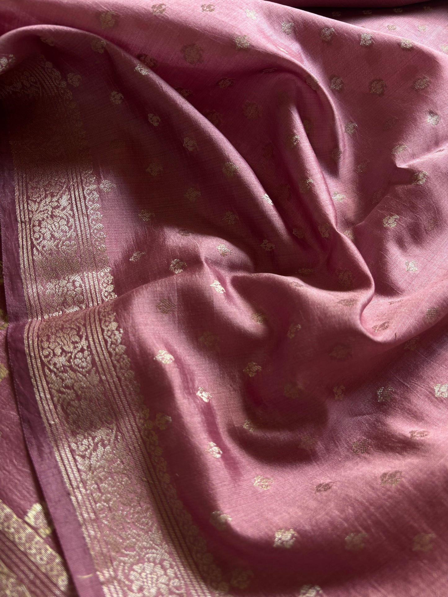 Banarasi Chiniya : Solid Baby pink