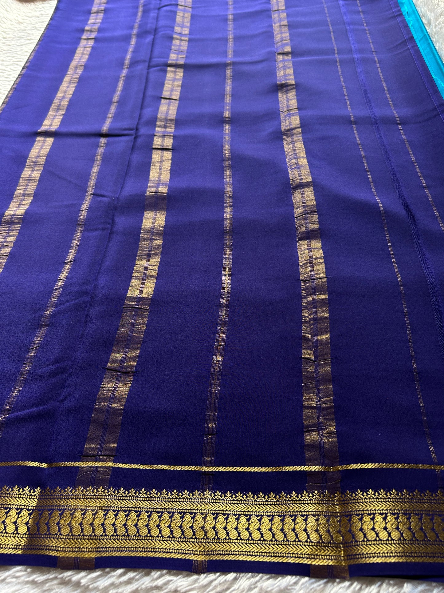 Mayuri (2D) : Ananda blue-dark blue