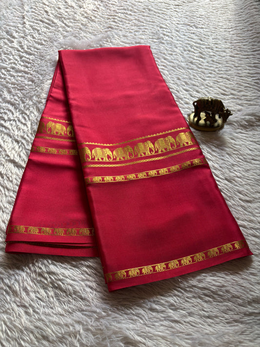 Prashanthi : Solid Reddish pink