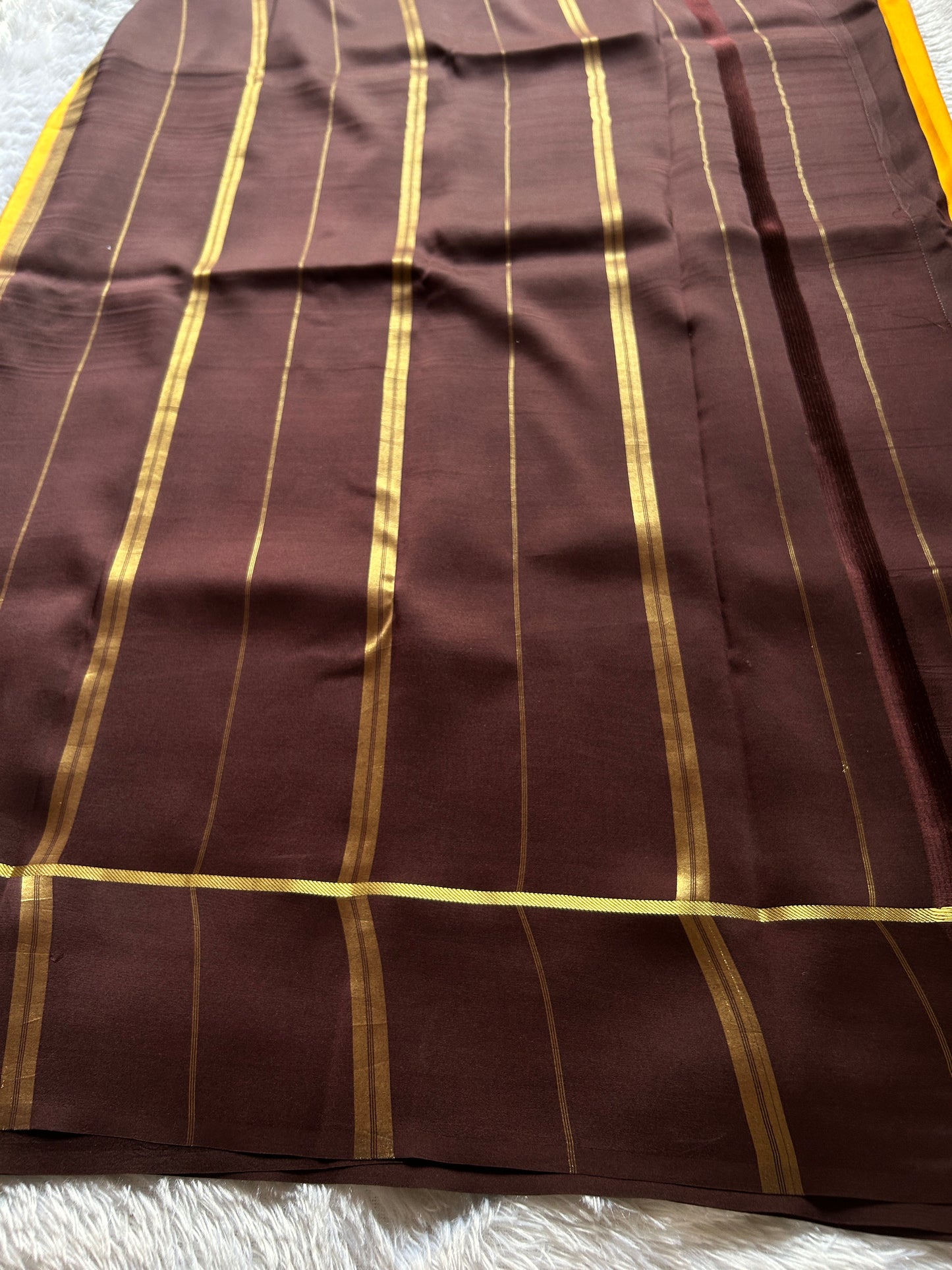 Surekha (2D) : Golden yellow-chococlate brown