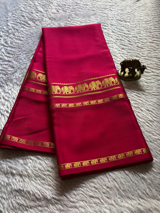 Prashanthi : Solid Rani pink
