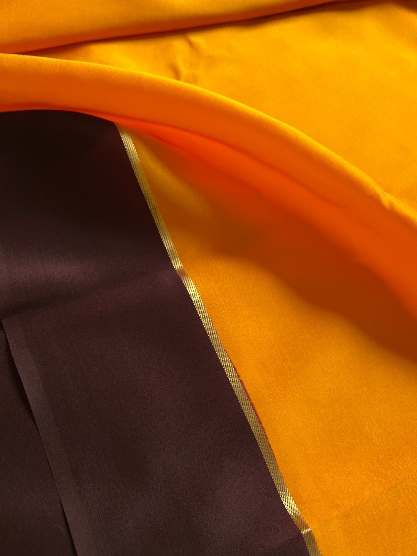 Surekha (2D) : Golden yellow-chococlate brown