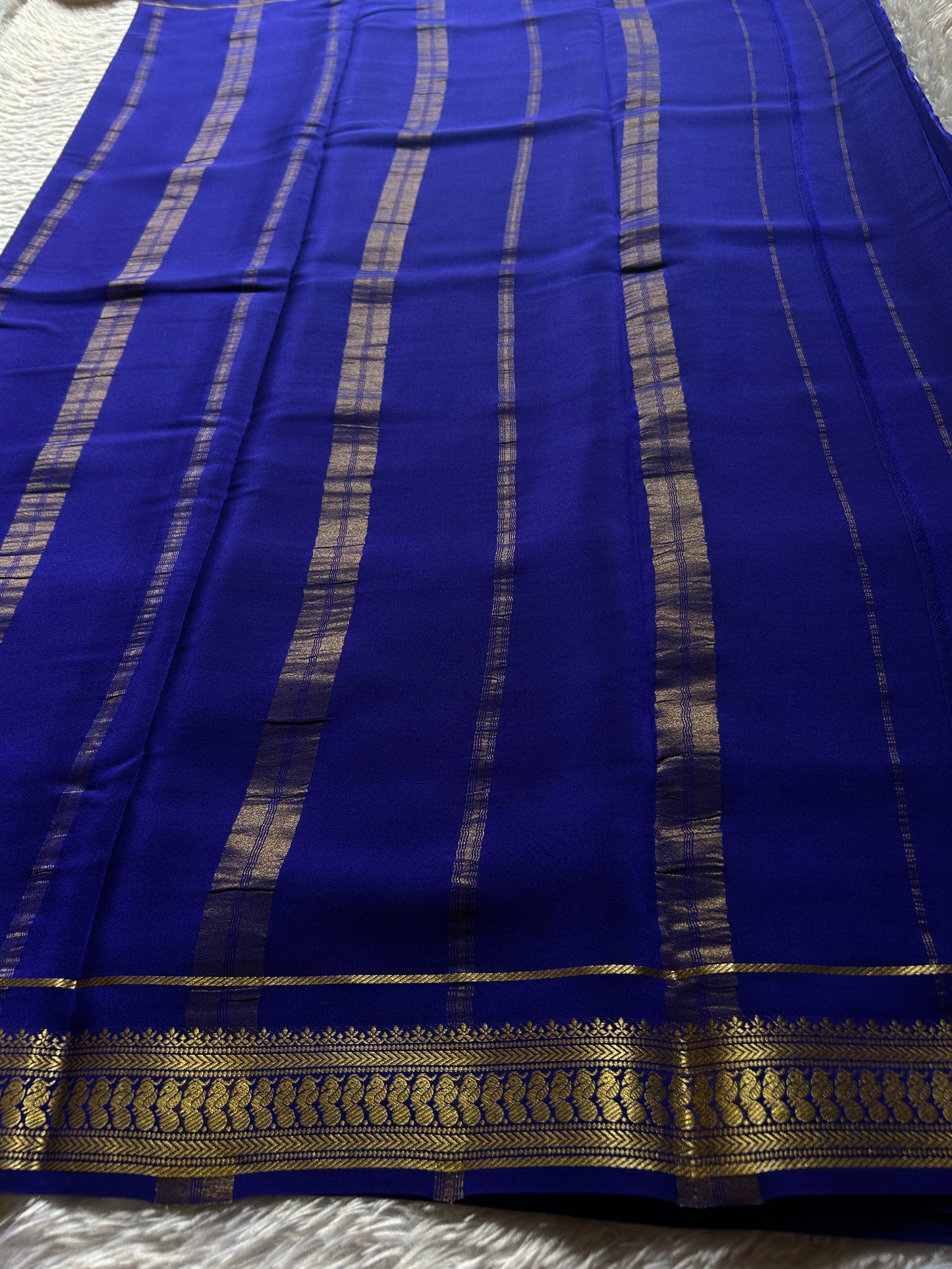 Mayuri : Solid Dark blue