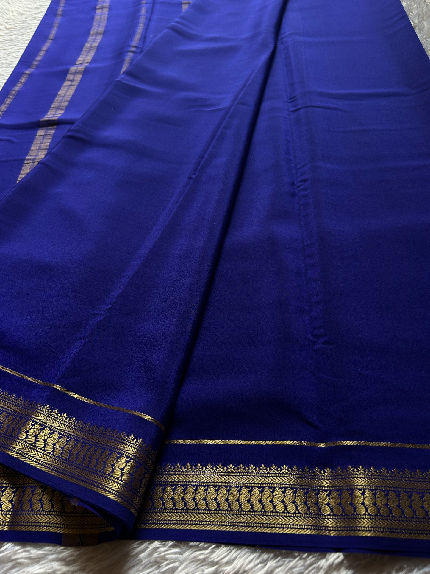 Mayuri : Solid Dark blue
