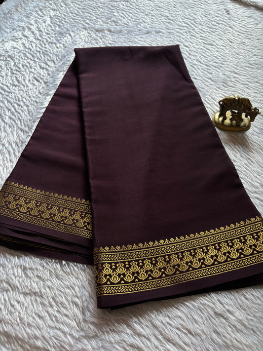 Tulasi : Solid Chocolate brown