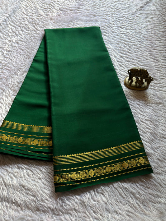 Sunanda : Solid Bottle green