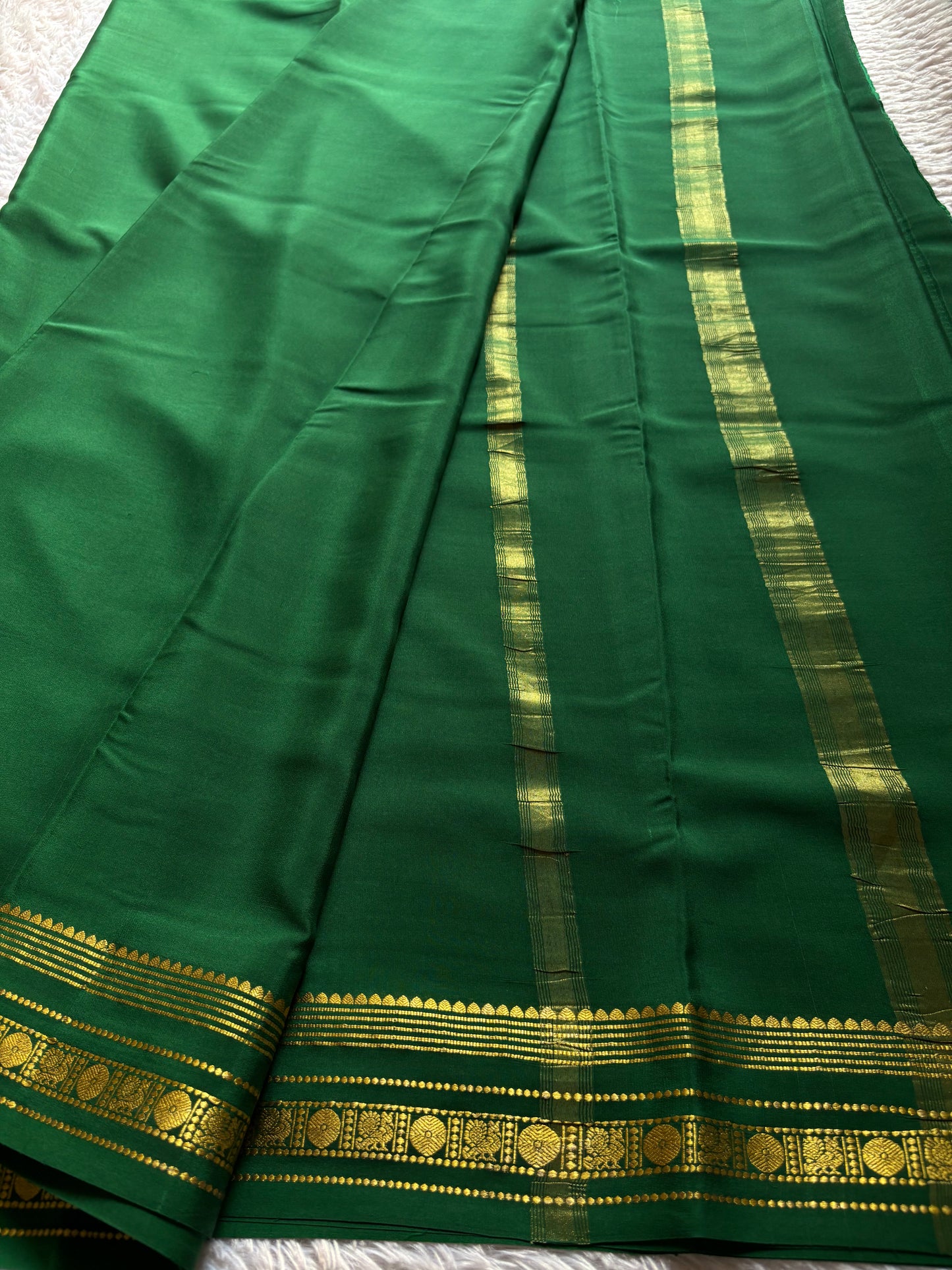 Sunanda : Solid Bottle green