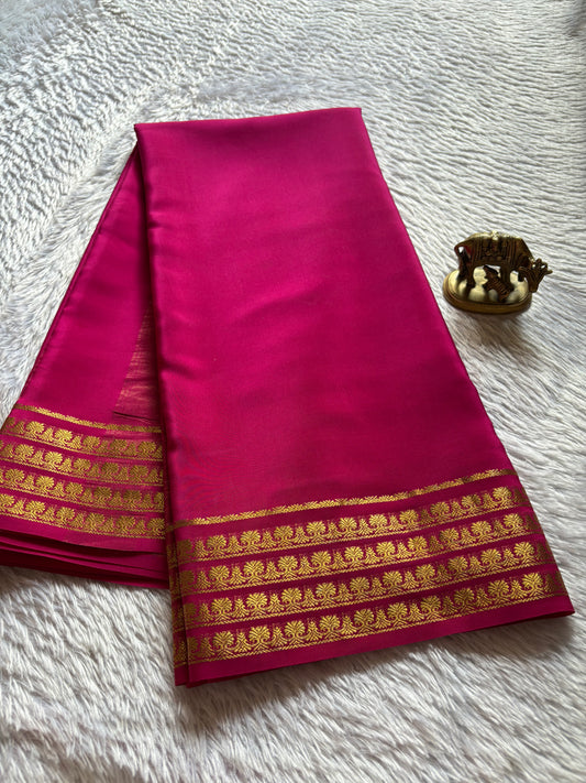 Mohana : Solid Rani pink