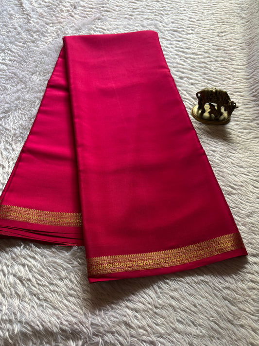 Harshini : Solid Dark pink
