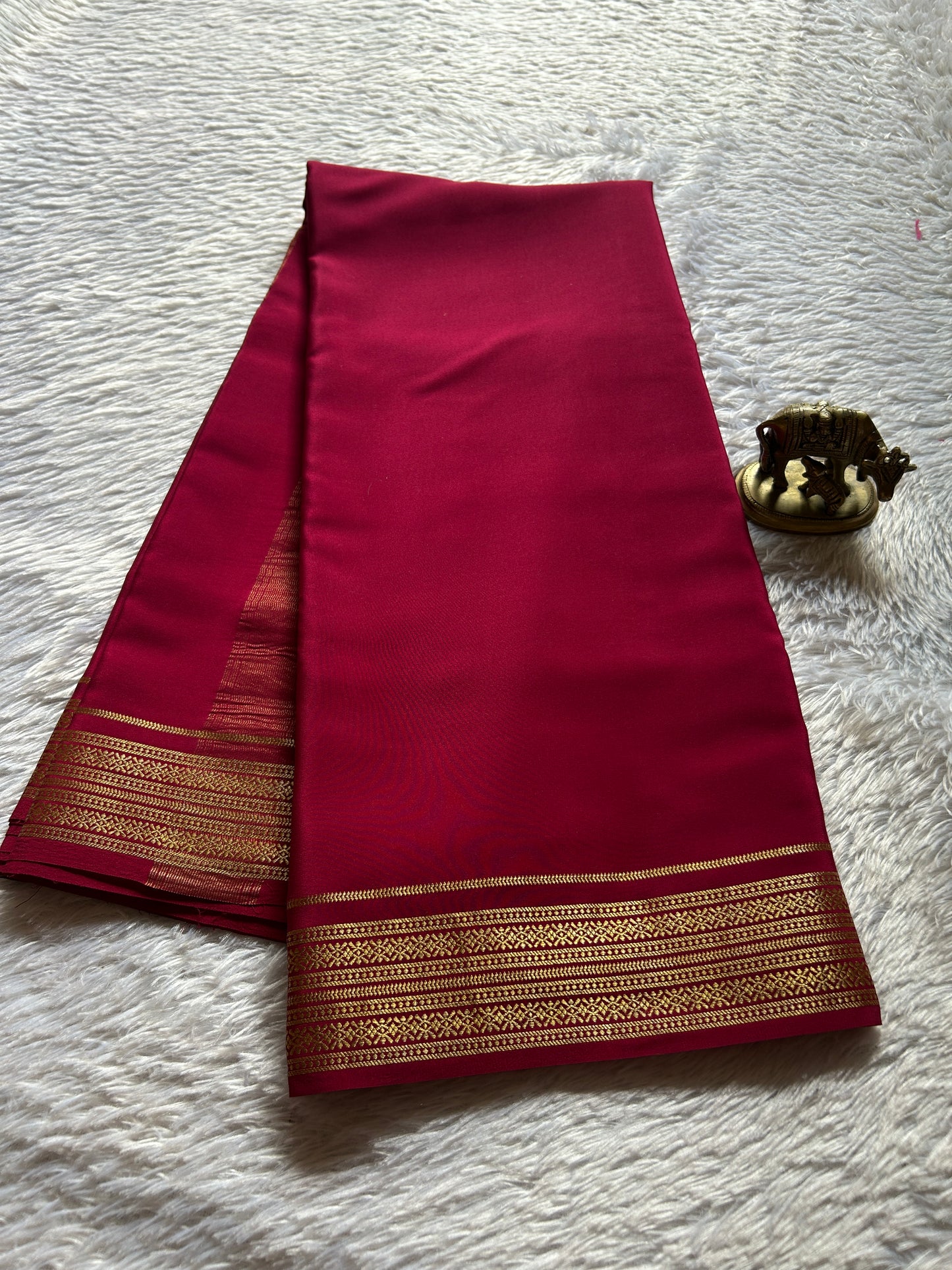 Shailaja : Solid Dark red