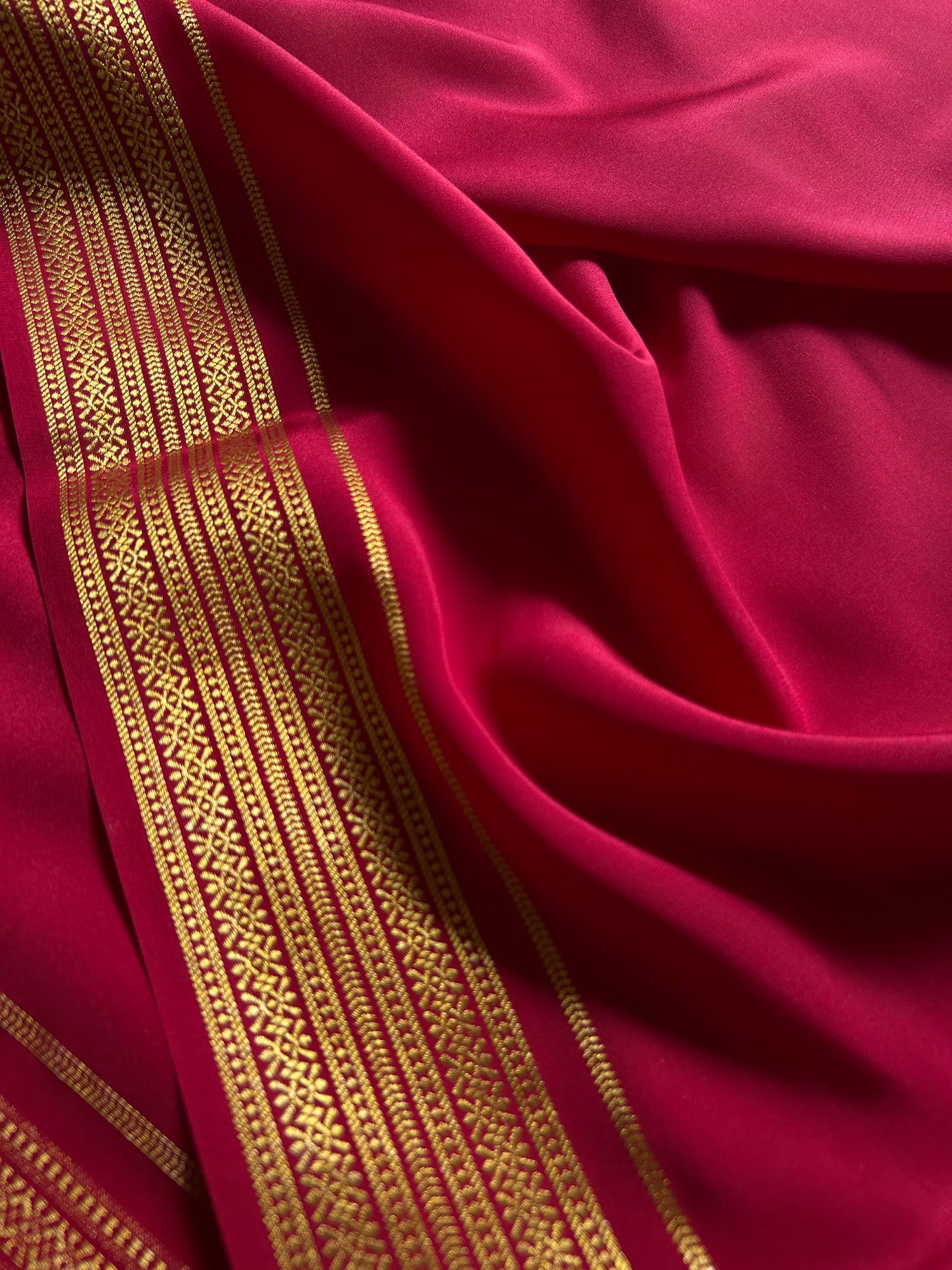 Shailaja : Solid Dark red