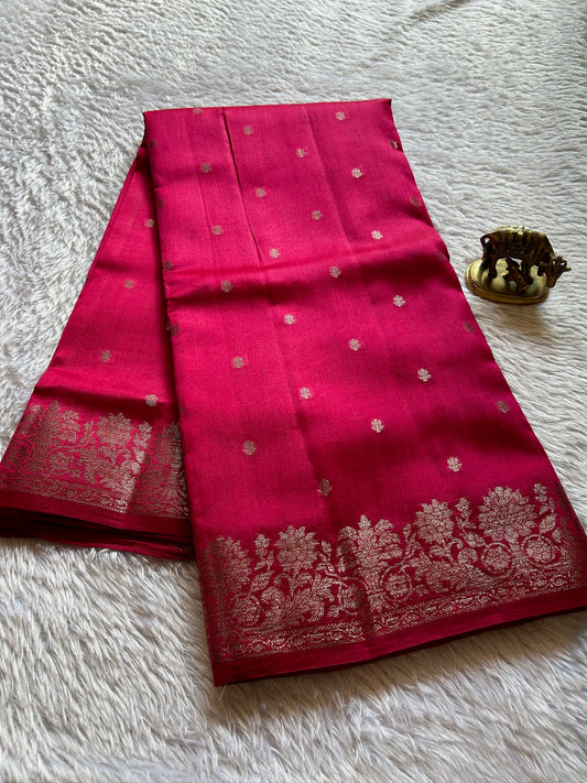 Banarasi Chiniya : Solid Pink