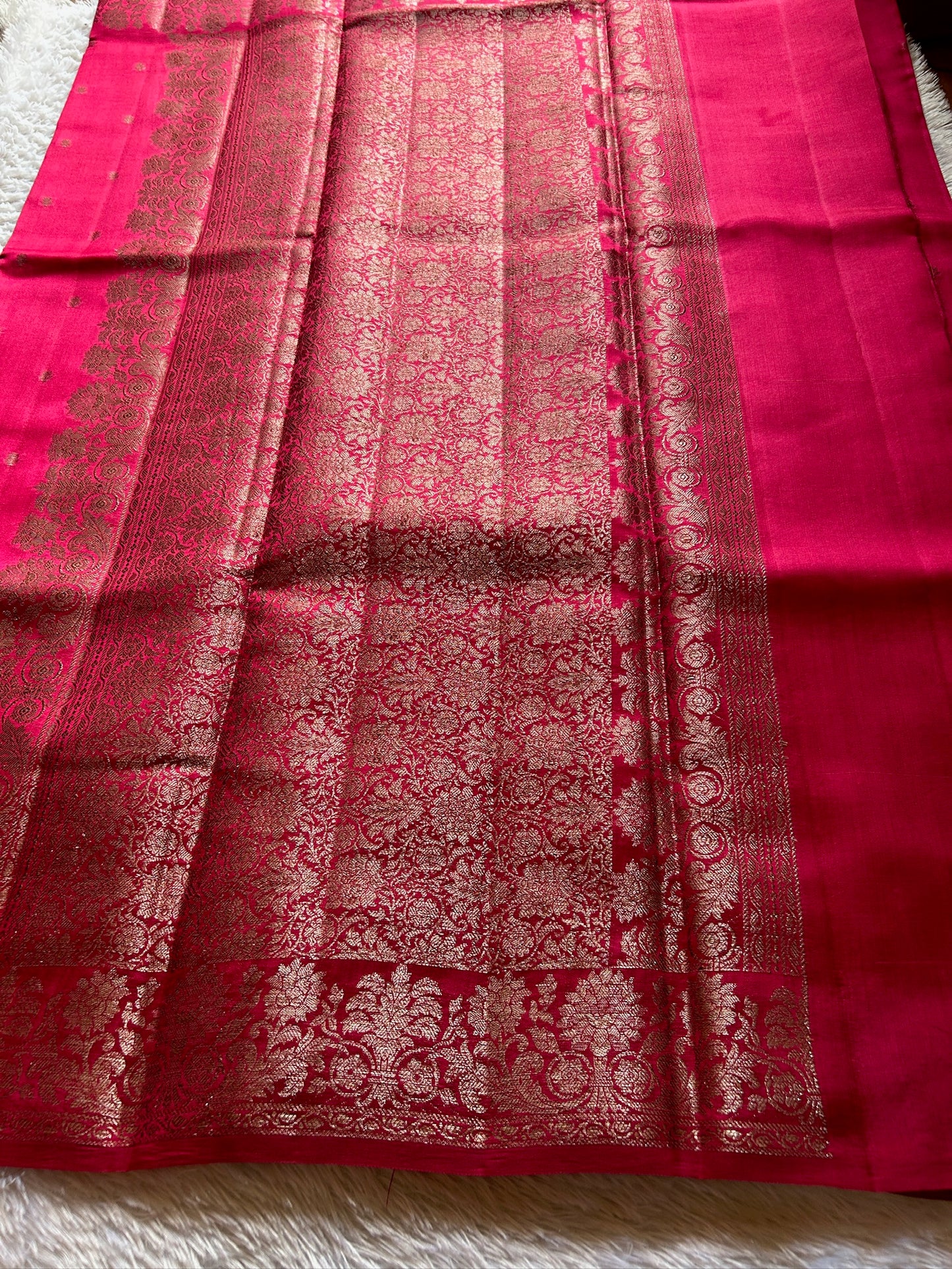 Banarasi Chiniya : Solid Pink