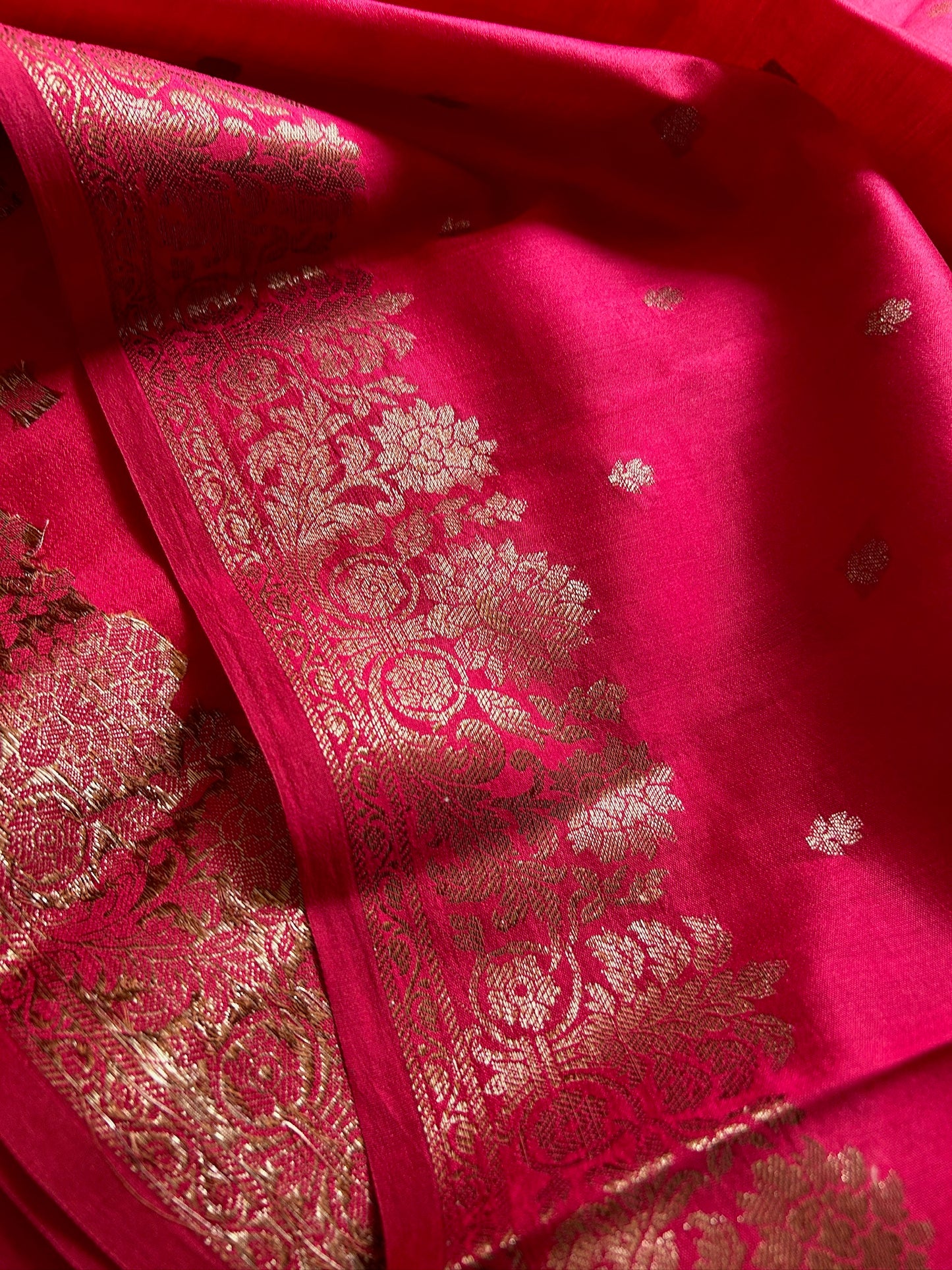 Banarasi Chiniya : Solid Pink