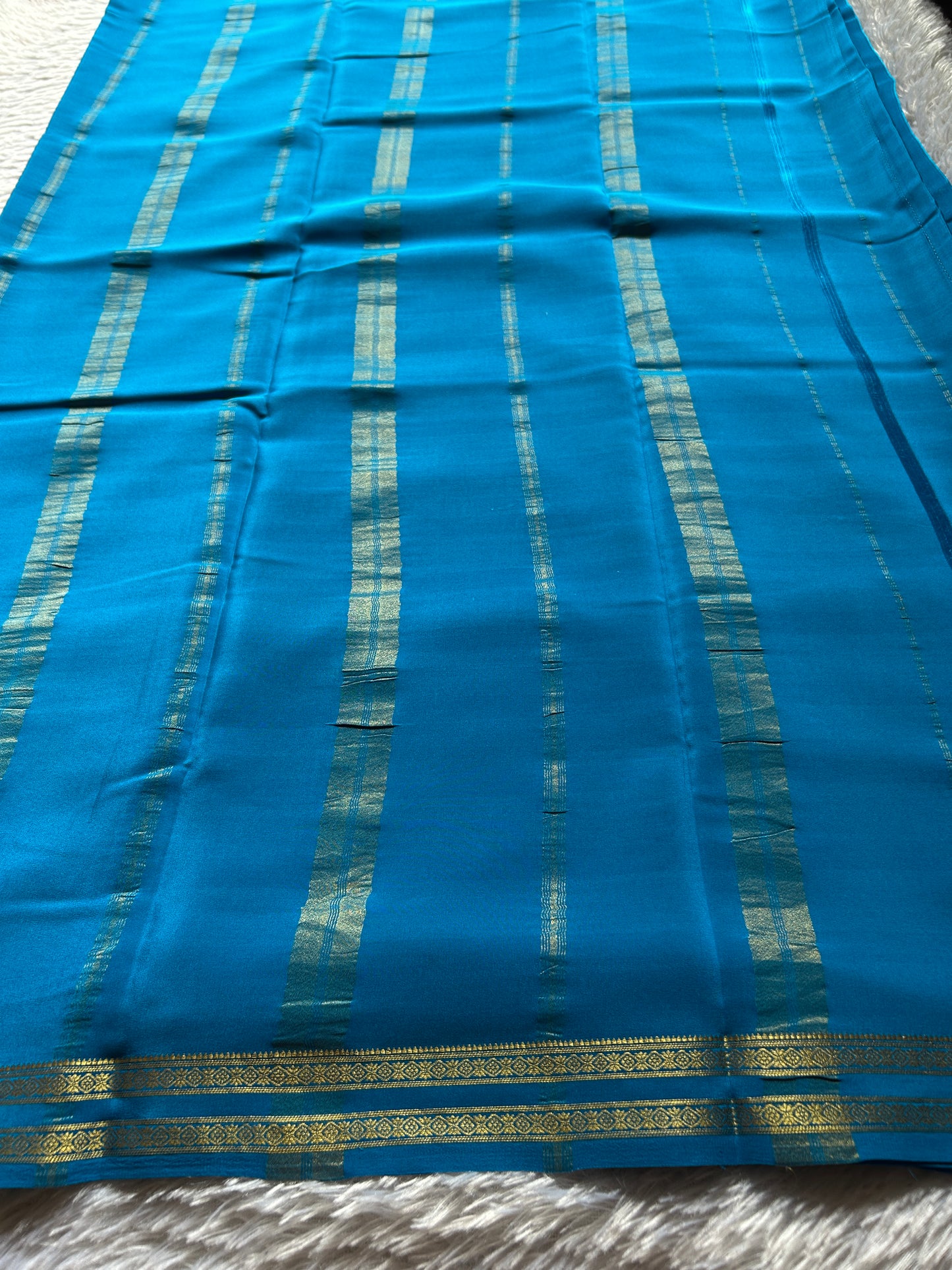 Surabhi : Solid Ananda blue