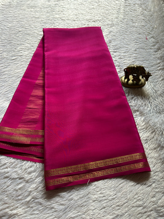 Surabhi : Solid Rani pink
