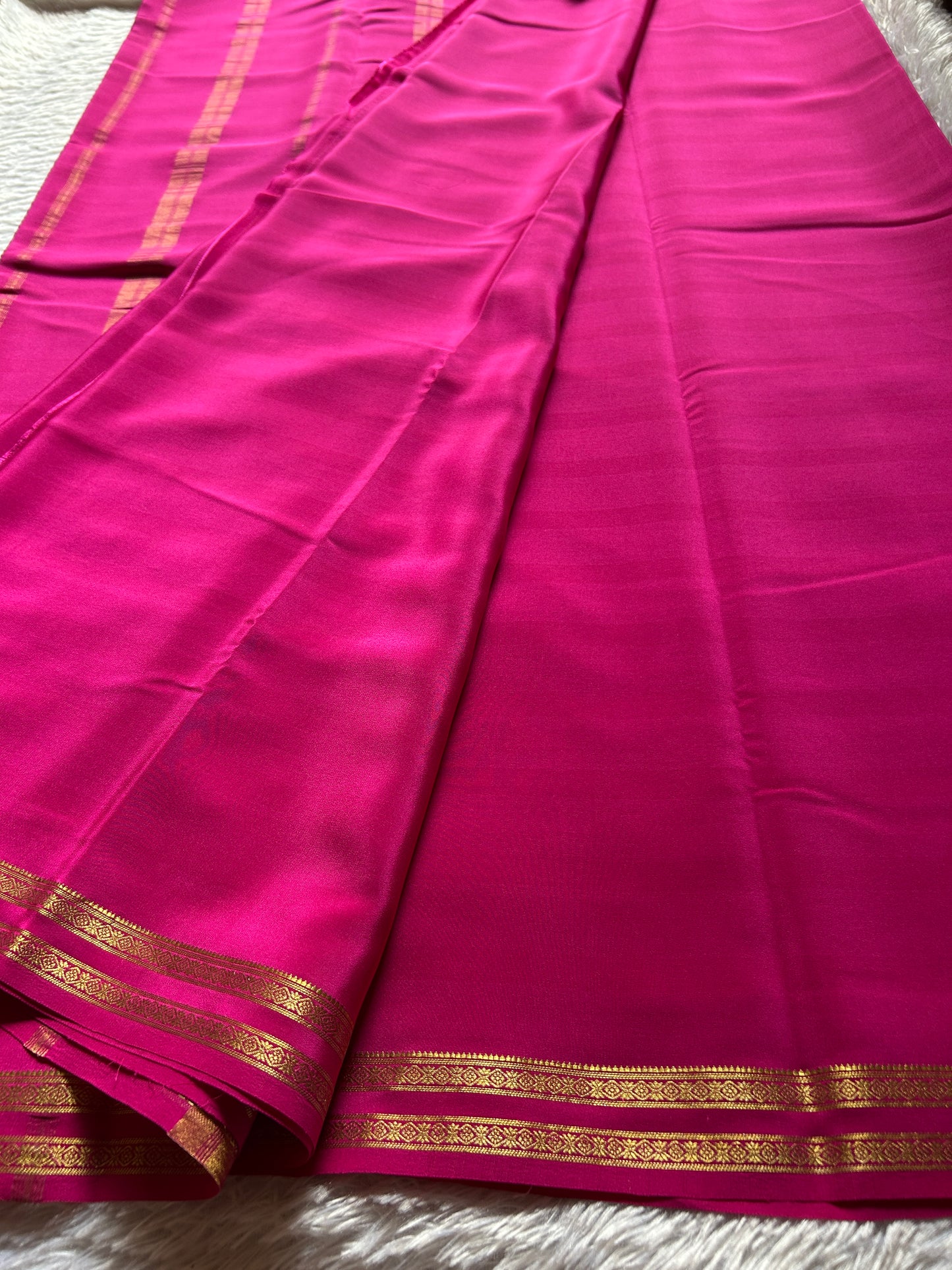 Surabhi : Solid Rani pink