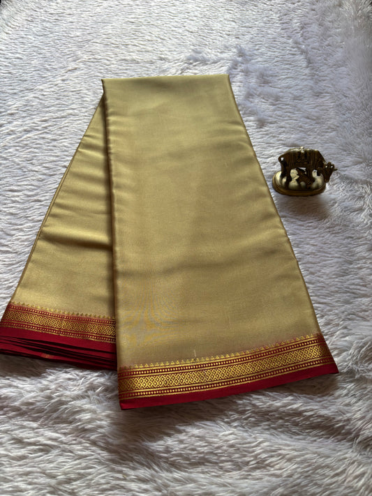 Preetha (2D) : Beige-maroon