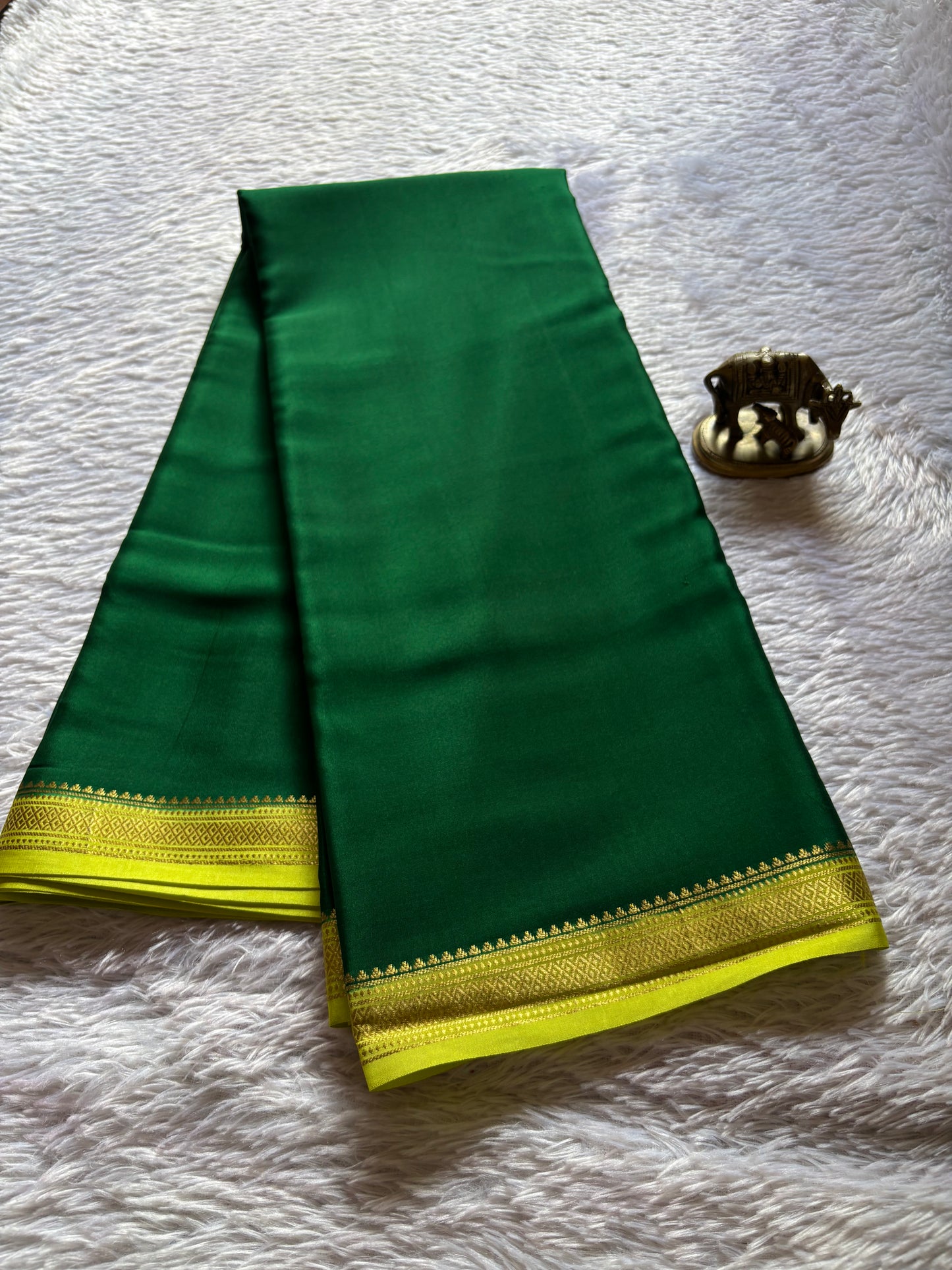 Preetha (2D) : Bottle green-olive
