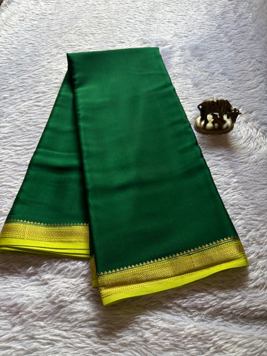 Preetha (2D) : Bottle green-olive