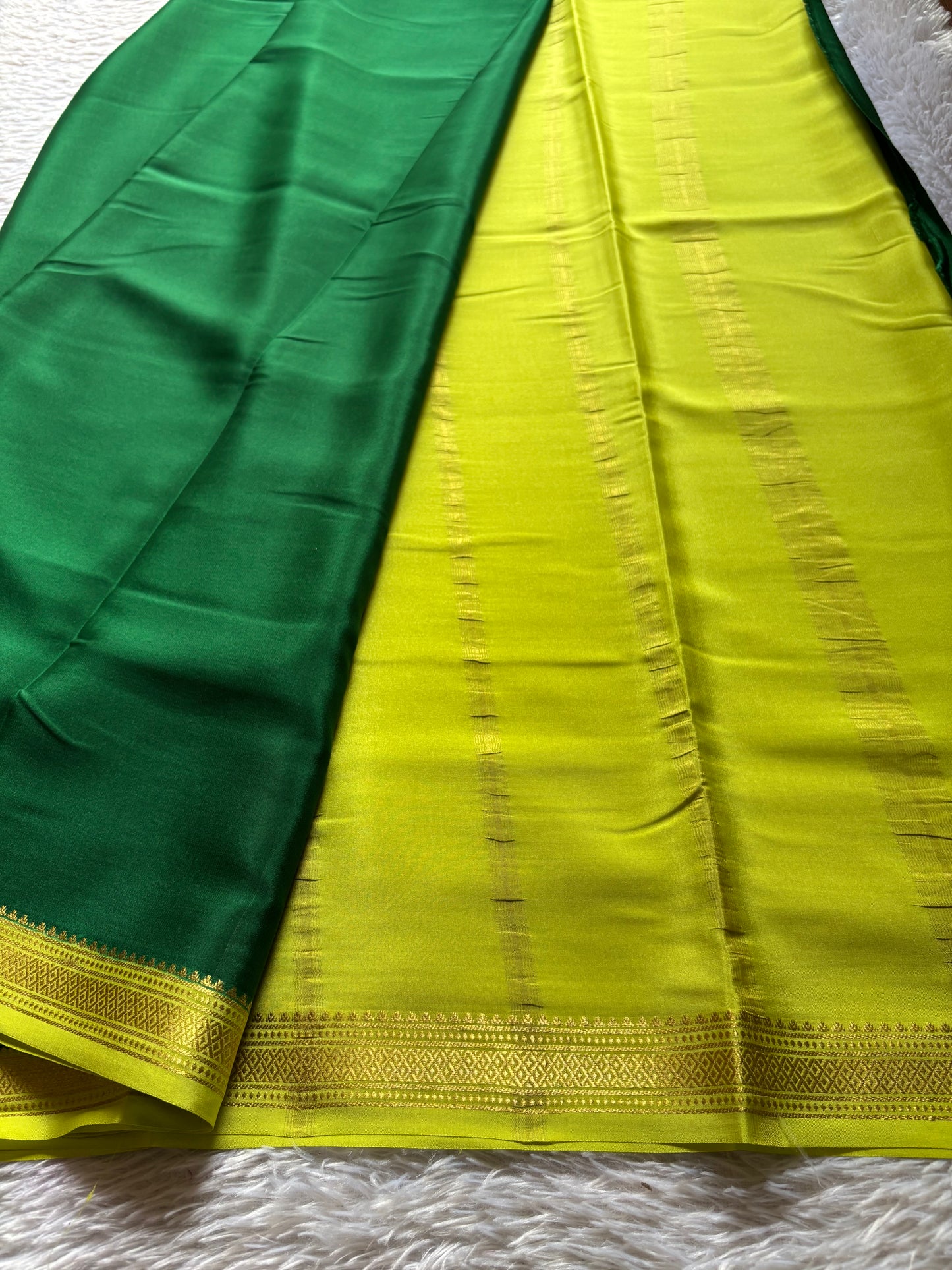 Preetha (2D) : Bottle green-olive