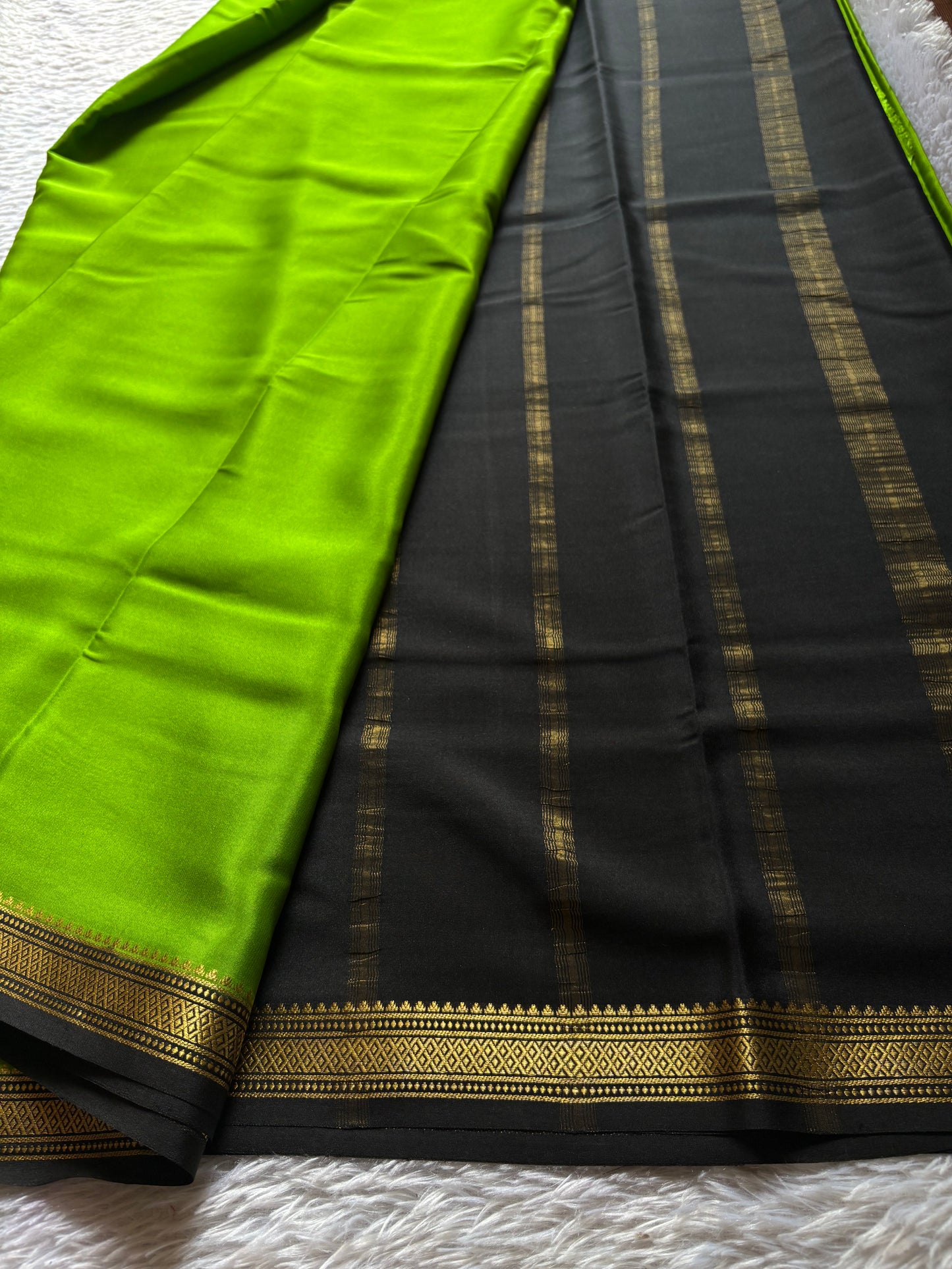 Preetha (2D) : Mehendi green-black
