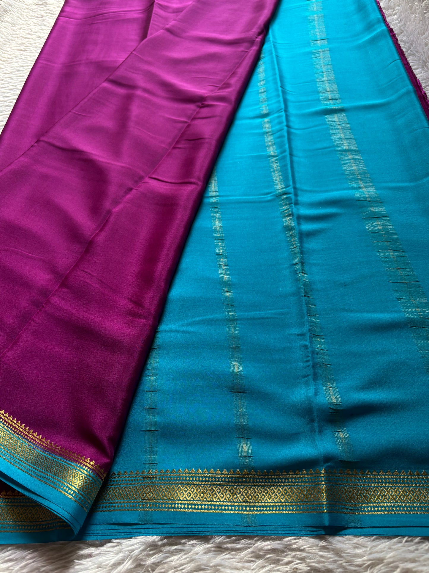 Preetha (2D) : Magenta-ananda blue