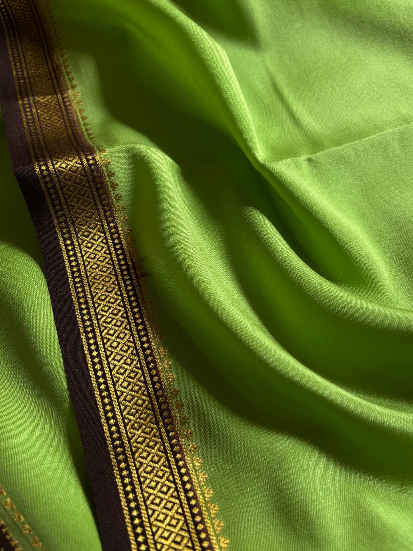 Preetha (2D) : Pista green-deep brown
