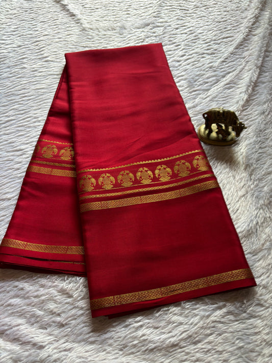 Ashwini : Solid Dark red
