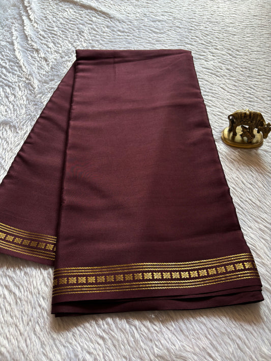 Mallige : Solid Chocolate brown