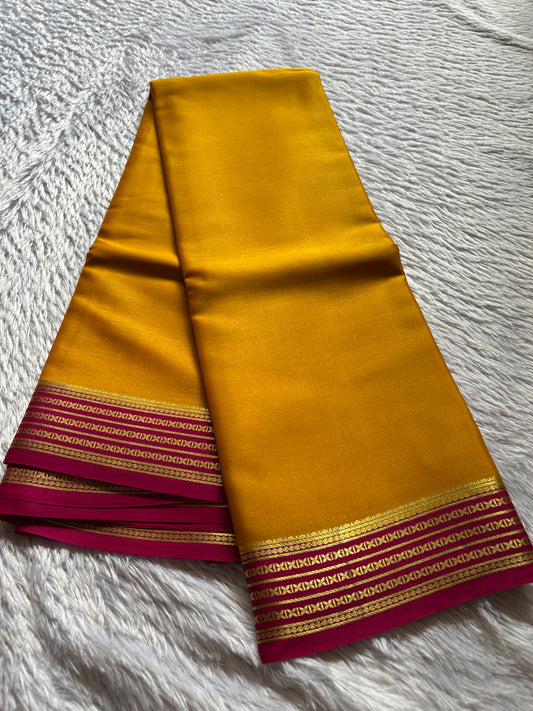 Deeksha (2D) : Golden yellow-pink