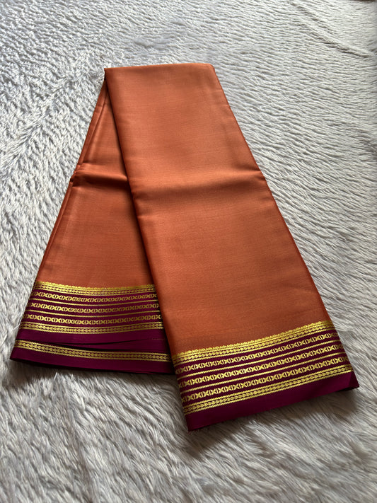 Deeksha (2D) : Rust orange-pink