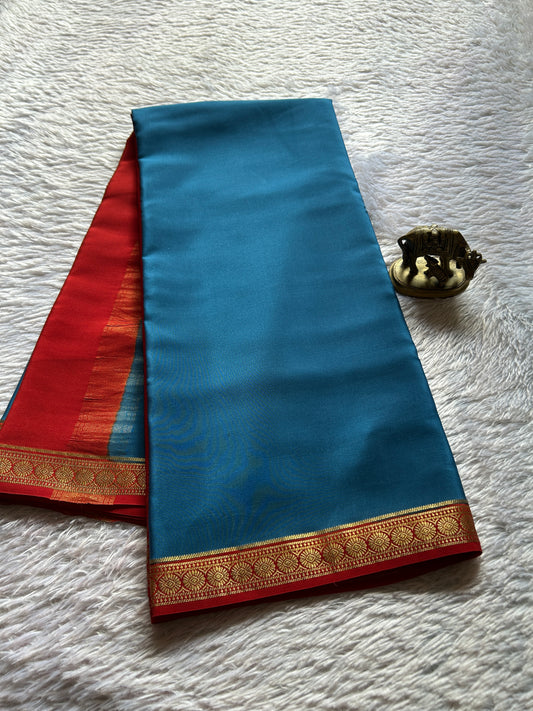 Parijata (2D) : Greyish blue-rust red