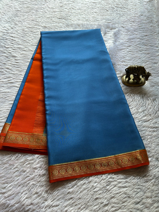 Parijata (2D) : Electric blue-orange