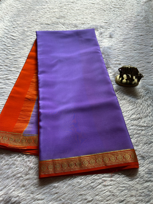 Parijata (2D) : Dark lavender-orange